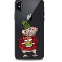 Zoologix (23) Apple Iphone X Şeffaf Kılıf Silikon Desenli
