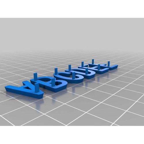 Mektup tahtası alfabesi, sayılar, özel karakterler - 5137342