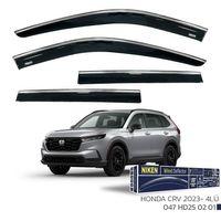 Honda Crv 2023 Sonrası - Kromlu Cam Rüzgarlığı 4Lü Parça