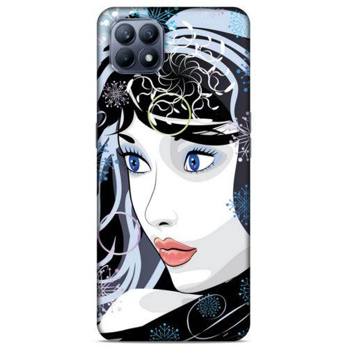 Lopard Huawei P40 Lite Uyumlu Kılıf Sürreal Yüzler ♀ (22) Tam Koruma Kılıfı Desenli