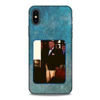 Apple iPhone XS Kılıf Atatürk (30) Silicone Case Turkuaz Taş