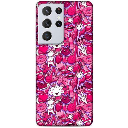 Lopard Samsung Galaxy S21 Ultra Uyumlu Kılıf Graffitix (5) Koruma Kabı