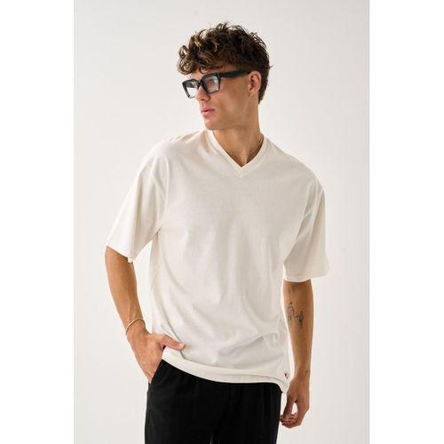 ALEXANDERGARDI V Yaka Oversize T-shirt