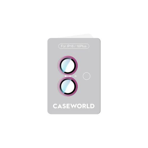 Apple iPhone 16 Plus CaseWorld Alloy Two-Color Serisi Lens Koruyucu