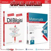Bilgi Sarmal 11.Sınıf Matematik ve AKM Dil Bilgisi Soru Bankası Seti 2 Kitap