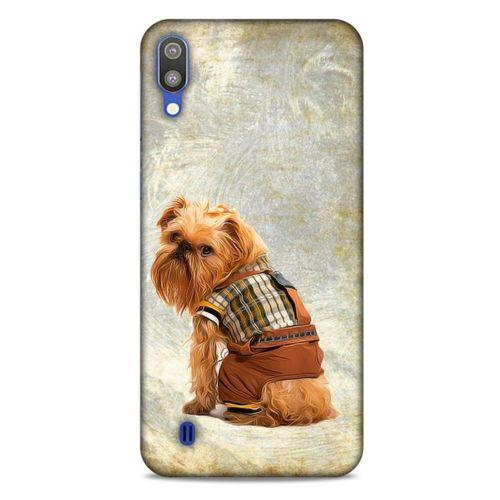Samsung Galaxy M10 Kılıf Köpek Kıyafetleri (25) Antişok Kapak Brussels Griffon Sweatshirt