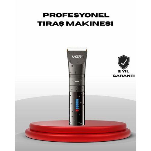 Şarjlı Tıraş Makinesi – Dijital Ekranlı, Ipx7 Su Geçirmez, Titanyum Bıçaklı