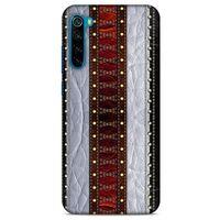 Xiaomi Redmi Note 8T Kılıf Patchwork (11) Tam Koruma Siyah Gri