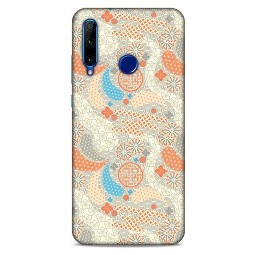 Huawei Honor 20 Lite Kılıf Japonya (49) Ultra Silikon Kılıf Mavi Gri