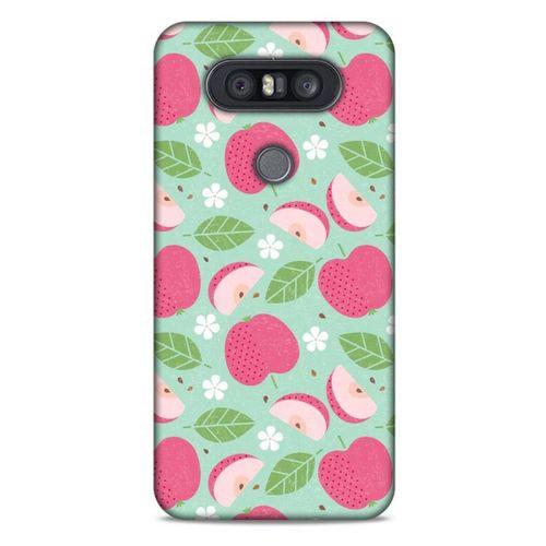 Frutix Elma 05 LG K41S - K51S Kılıf Desenli Silikon