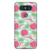 Frutix Elma 05 LG K41S - K51S Kılıf Desenli Silikon