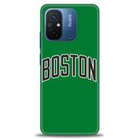 Xiaomi Redmi 12C Kılıf HD Baskılı Kılıf - Boston Yeşil + Tam Ekran Koruyucu