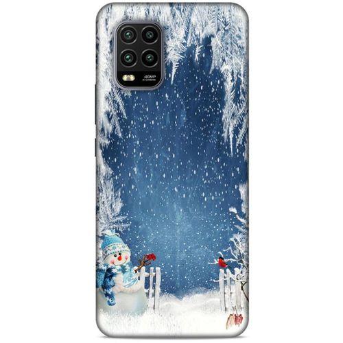 Xiaomi Mi 10 Lite Kılıf Snowix (6) Silikon Kılıf Açık Mavi