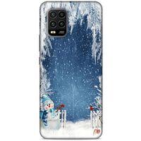 Xiaomi Mi 10 Lite Kılıf Snowix (6) Silikon Kılıf Açık Mavi