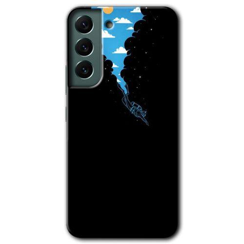 Samsung Galaxy S22 Plus HD Baskılı Kılıf + 9D Tam Ekran Koruyucu - Derinlere Yolculuk