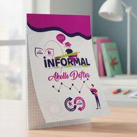İnformal Akıllı NOT Defteri 1 Adet A5 80 gr 30 Yaprak 60 sayfa