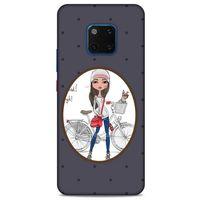 Sokak Modası 56 Huawei Mate 20 Pro Kılıf Desenli Silikon