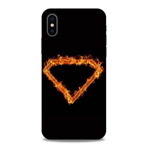 Lopard Apple Iphone X Uyumlu Kılıf FireX (49) Ultra Silikon Kılıf SuperMan