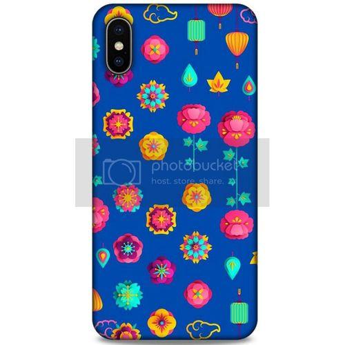 Origami Lacivert Apple iPhone XS Max Kılıf