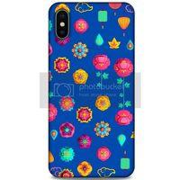 Origami Lacivert Apple iPhone XS Max Kılıf