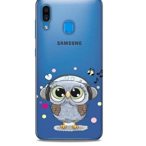 Zoologix (71) Samsung Galaxy M10 Şeffaf Kılıf Silikon Desenli