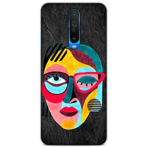 Lopard Xiaomi Redmi K30 5G Uyumlu Kılıf Sürreal Yüzler ♀ (11) Tam Koruma Baskılı