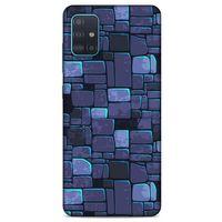 Samsung Galaxy A51 Kılıf Baskılı Özel Seri Taşlı (12) Koruyucu Silikon