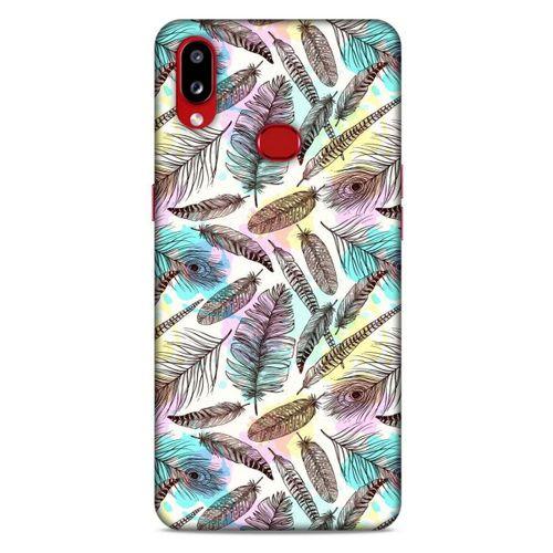 Samsung Galaxy A10s Kılıf Desenli Özel Seri Tüyler (2) Kabı