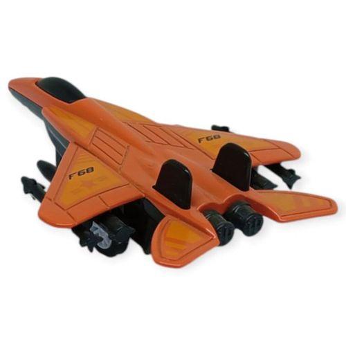 Çek Bırak Metal Mini Savaş Uçağı 10 cm - Kırmızı