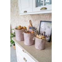 Kulplu Yuvarlak Düzenleyici Çok Amaçlı Kolay Taşınabilen Organizer Keçe Sepet (mini) 03662