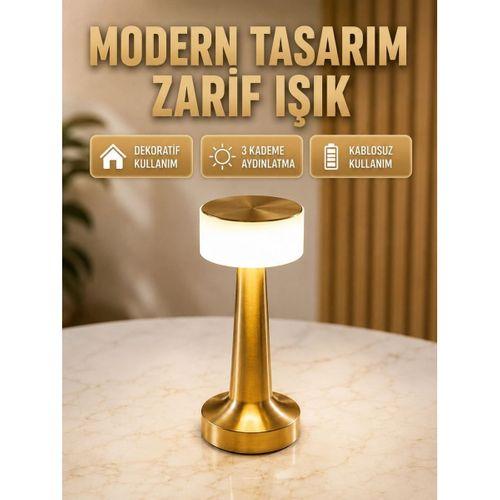 Touch Gece Lambası – Dokunmatik Kontrol, Kablosuz Kullanım, Metal Gövde Yeni Nesil (kopya)
