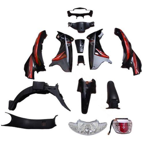 KAPORTA SET [SİYAH] [FAR+STOP+SİNYAL DAHİL] MONDIAL SFC - SFC MINI