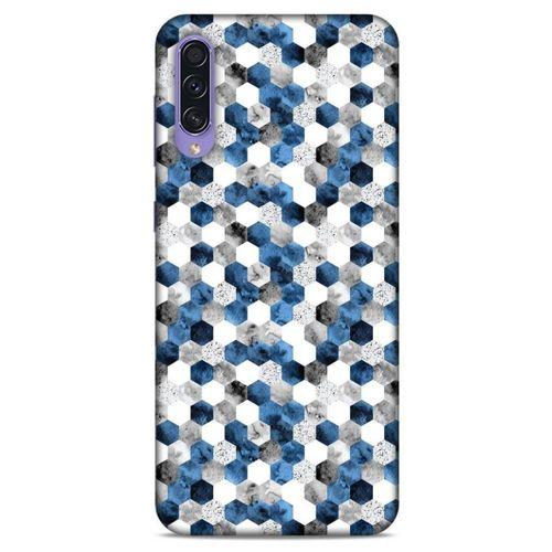 Mermer Desenli (19) Tema Kılıfları Açık Mavi Samsung Galaxy A50s Kılıf