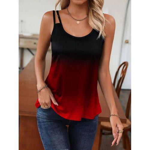 Kadın Askılı Yuvarlak Yaka Süprem Bluz