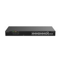 RUIJIE REYEE RG-ES118FGS-LP 16 PORT 10/100 + 2X1GB RJ45/SFP UPLINK COMBO 120W POE RACKMOUNT SWITCH