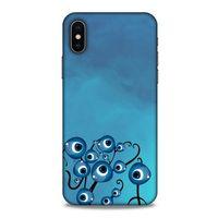 Nazarium (12) Desenli Silikon Kapak Apple Iphone X Kılıf