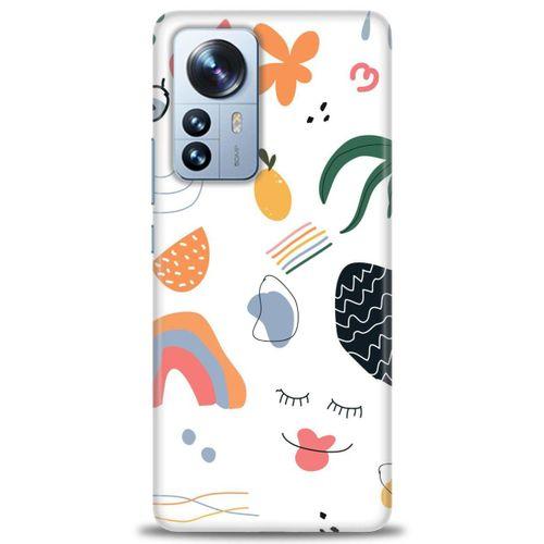 Xiaomi Mi 12 Pro Kılıf HD Baskılı Kılıf - Drawing + Tam Ekran Koruyucu