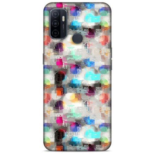 Huawei P40 Kılıf Pastel Renkler (8) Baskılı Kılıf Turkuaz Beyaz