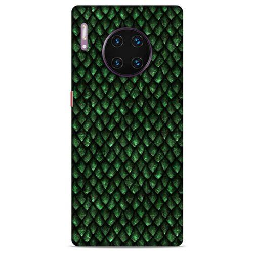 Huawei Mate 40 Pro Kılıf Dragons (5) Koruma Kabı Ejderha Koyu Yeşil Pul