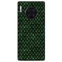 Huawei Mate 40 Pro Kılıf Dragons (5) Koruma Kabı Ejderha Koyu Yeşil Pul