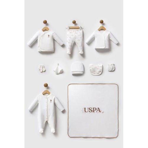 U.S. Polo Assn Hastane Çıkışı 10’lu set USB2704 Beyaz