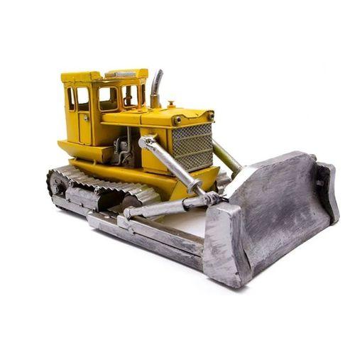 Dekoratif Metal Buldozer