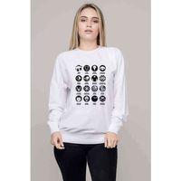 Full Metal Alchemist Baskılı Beyaz Kadın Sweatshirt
