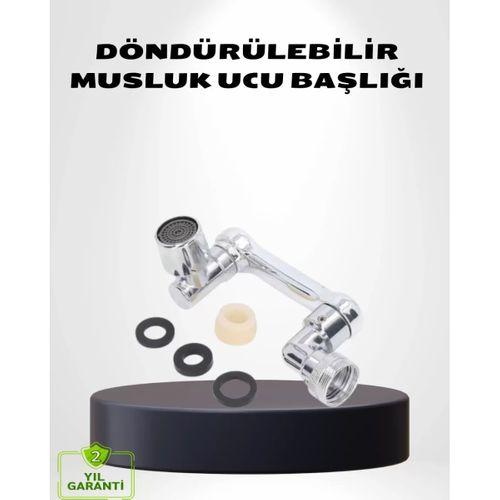 1080° Dönebilen Musluk Ucu – Su Tasarruflu, Esnek Ve 360° Çift Eksenli Başlık (kopya)