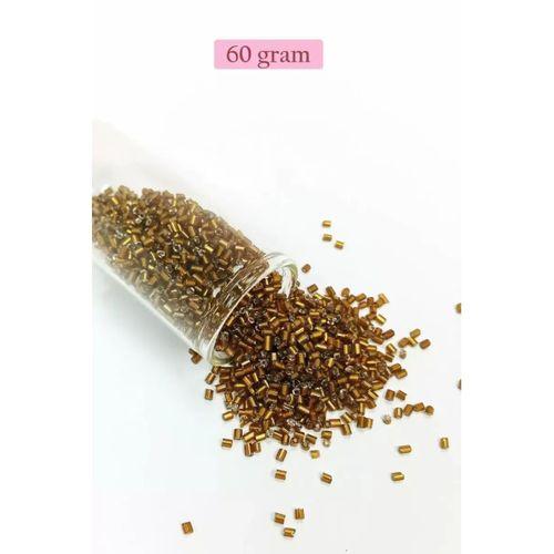 Kesme Cam Boncuk 2mm - 60 Gram - Koyu Kahverengi - BNC372