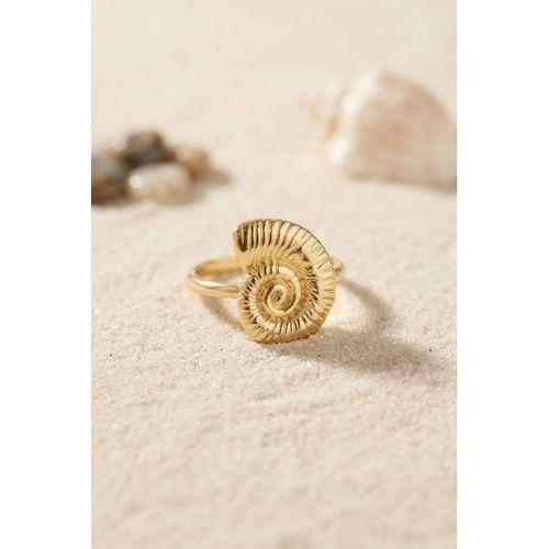 Nautilus Tasarım Gold Renk Kadın Yüzük