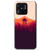 Potkal Hediye Fabrikası Xiaomi Redmi 10C Kılıf HD Desen Baskılı Arka Kapak - Gözlem Kulesi