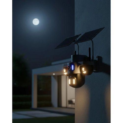 4g Destekli Çift Güneş Panelli Ip Kamera Gece Görüşlü Ve Sesli İletişimli