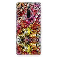 Xiaomi Redmi K20 Kılıf Örgücü Doodle Arka Kapak Koruma Desenli Full Koruyucu