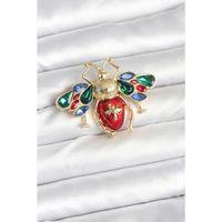 Süslü Arı Model Broş